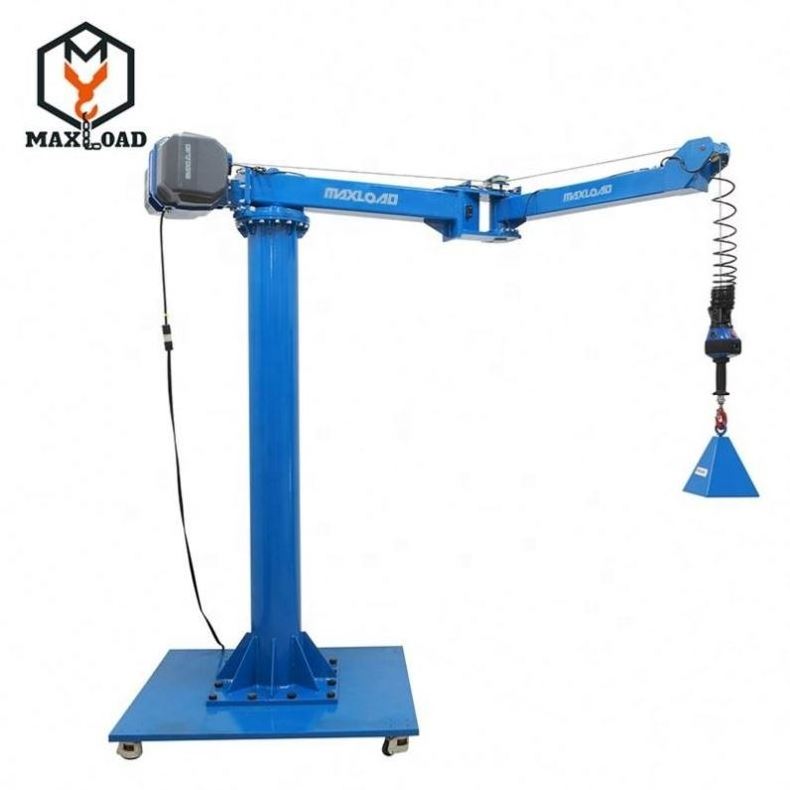 360 degree 500kg 1 ton 2 ton 5 ton electric mobile slewing cantilever wall mounted jib crane