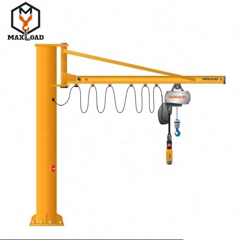 New Type BZ Model Column Style JIB Crane 500kg Design Drawing Made In Shanghai