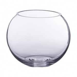 Maxlong clear glass fish bowl vase 129mm