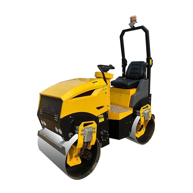 CE certificated 1ton small road roller vibratory steel tandem roller price of road roller