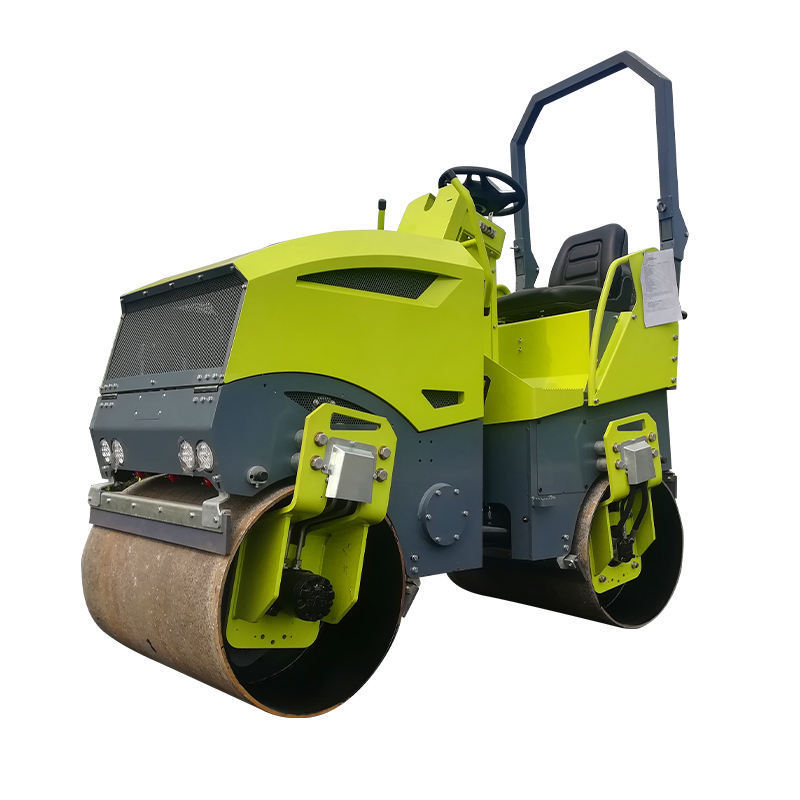 Compact Road Roller 3 Ton Hydraulic Double Drum Roller Full Stainless Steel Structure Provided Roller Compactor Machine