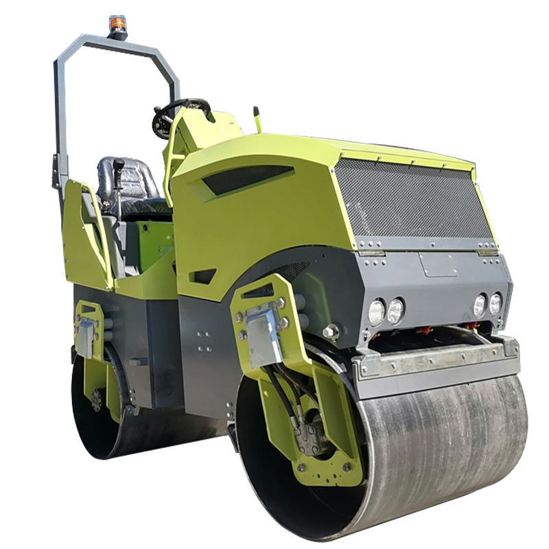 Compact Road Roller 3 Ton Hydraulic Double Drum Roller Full Stainless Steel Structure Provided Roller Compactor Machine