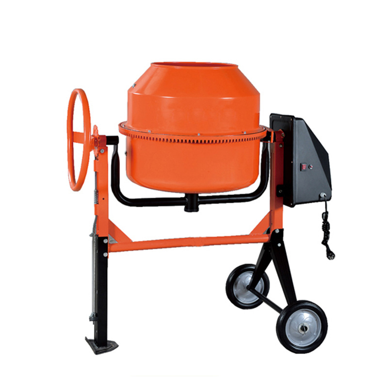 Portable Concrete Mixer 120L  Mixer Machine Self Loading  50 Concrete Mixing Machine with Diesel Engine