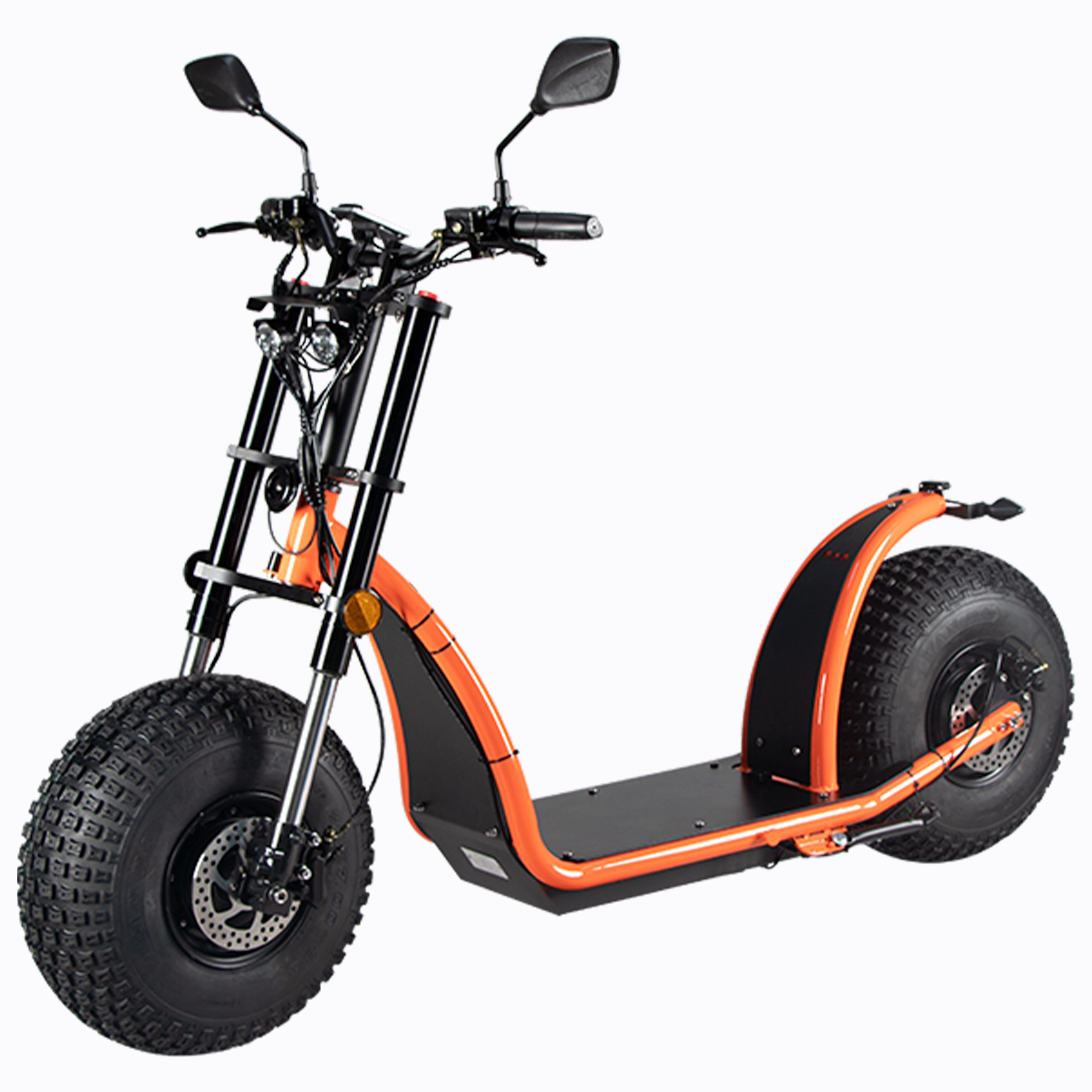 KNUMO-45PRO design two wheel with fat tire electric skateboard 2500W motor with LCD display