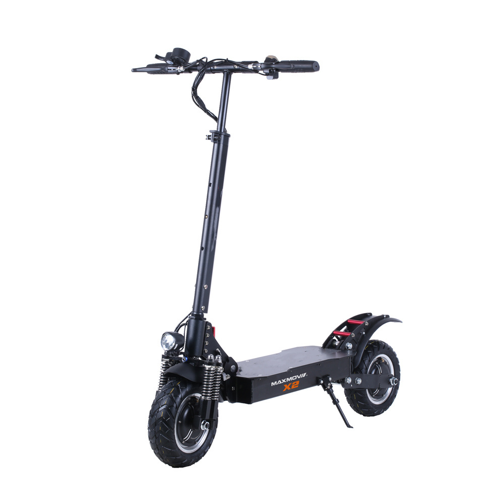 China 2000W dual motor powerful two wheel 10 inch fat tire off road electric scooter for adults