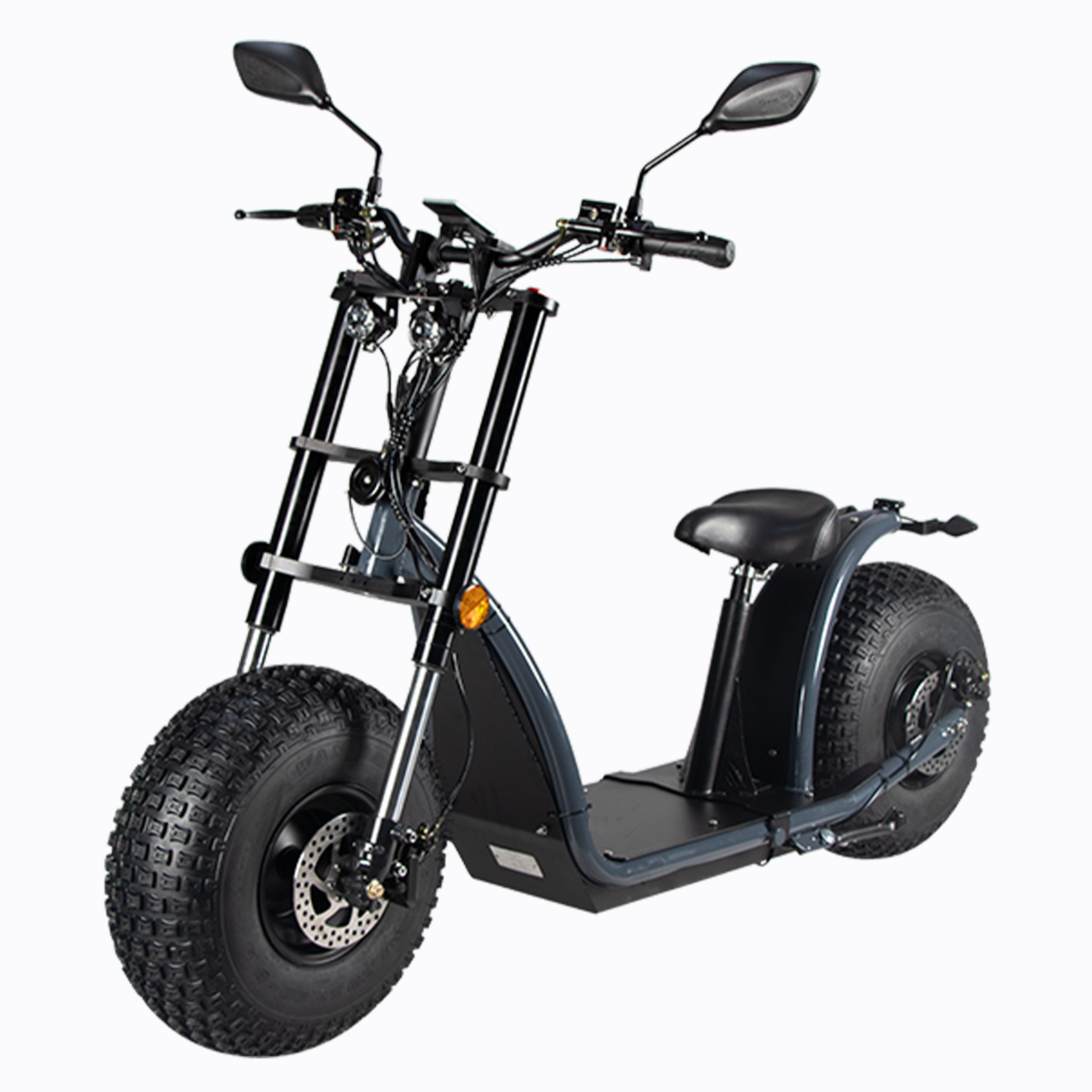 KNUMO-45PRO design two wheel with fat tire electric skateboard 2500W motor with LCD display