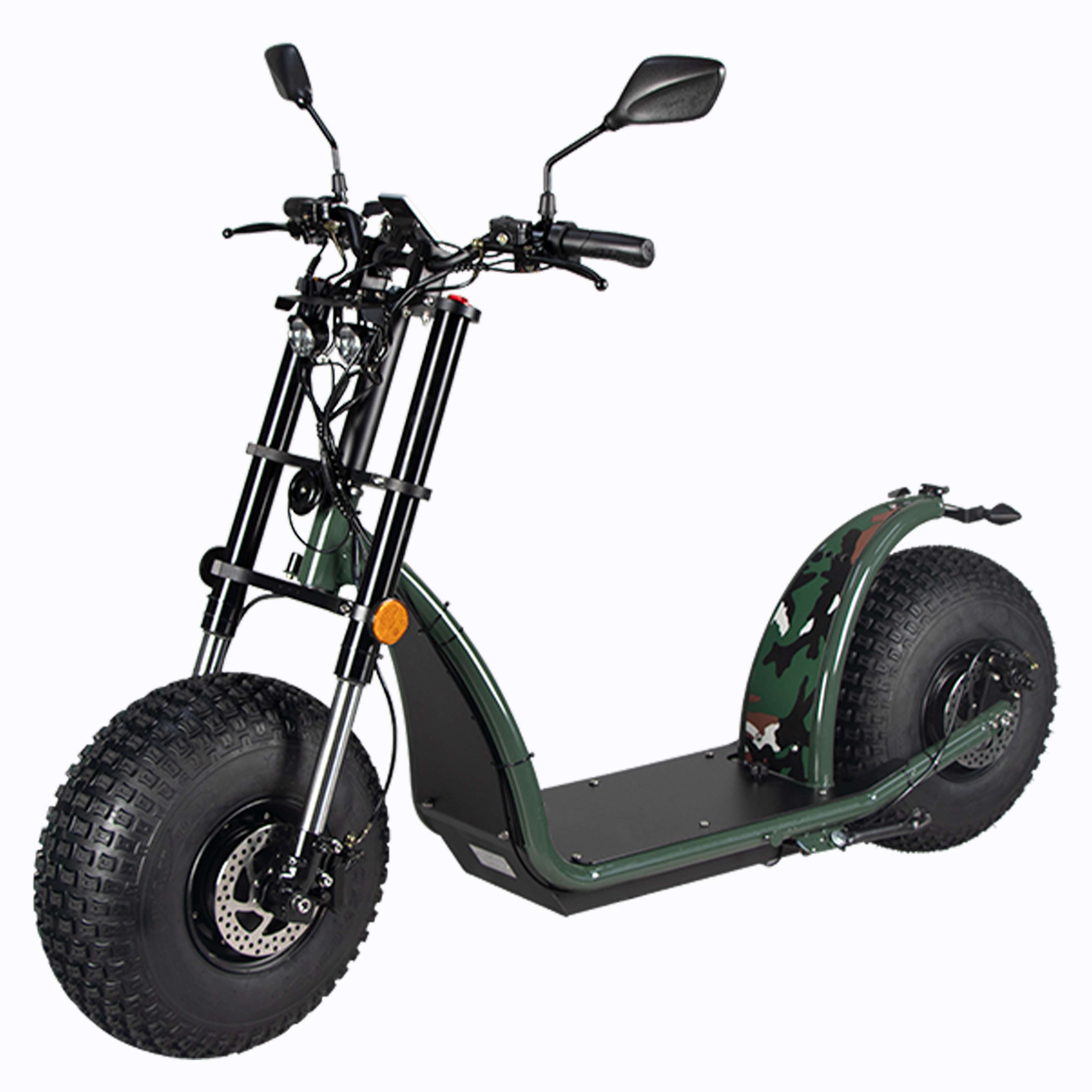 KNUMO-45PRO design two wheel with fat tire electric skateboard 2500W motor with LCD display