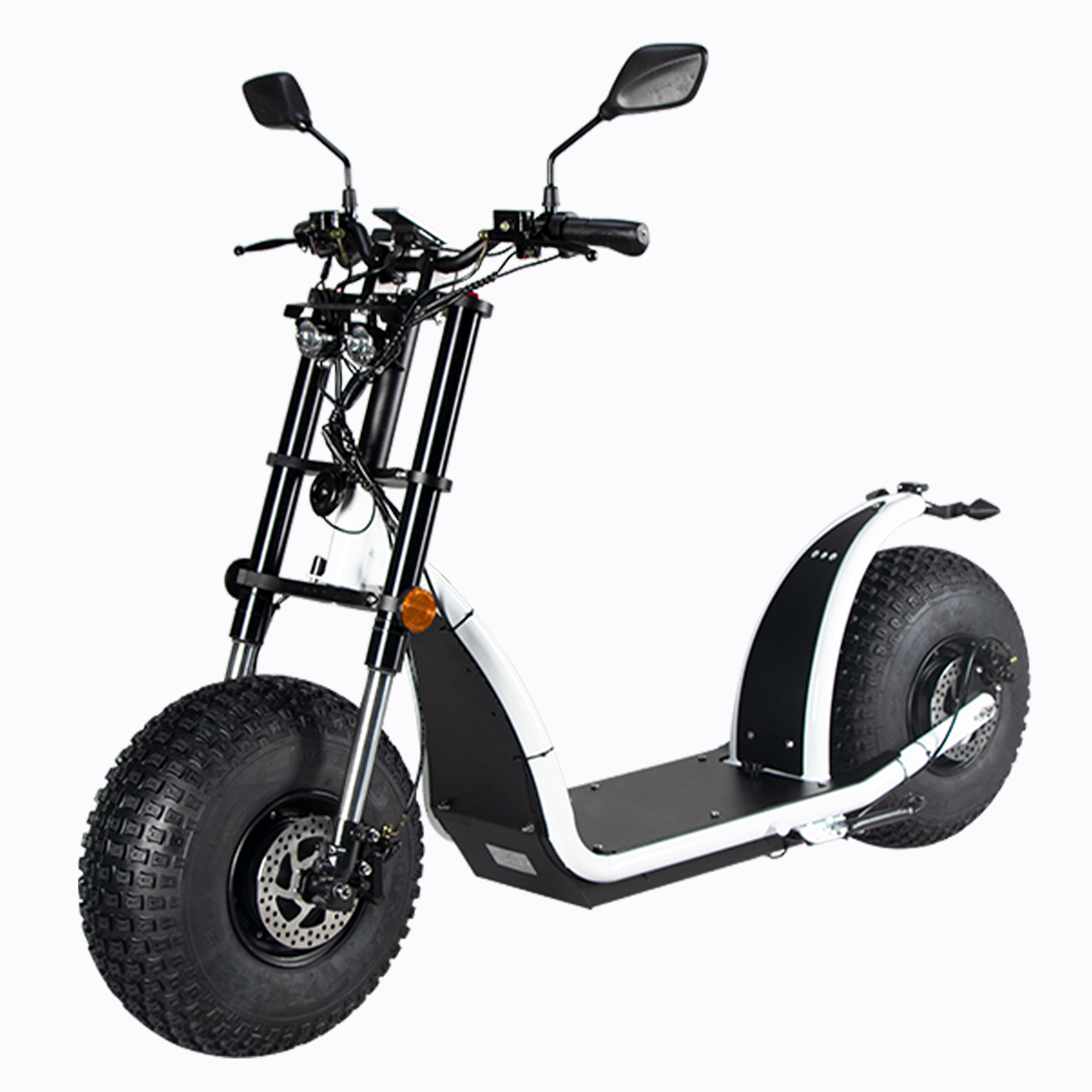 KNUMO-45PRO design two wheel with fat tire electric skateboard 2500W motor with LCD display