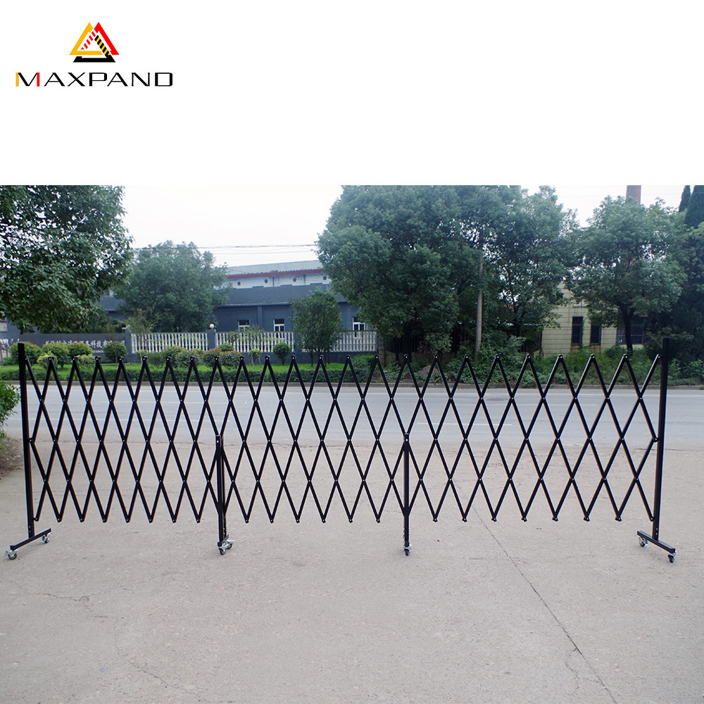 Outdoor Metal Gate Accordion Garage Doors Expanding Retractable Aluminium Fence