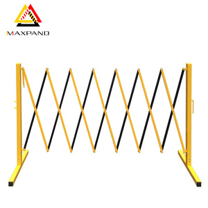 Traffic Metal Expandable Barrier Crowd Control Barricade Retractable Portable Fence