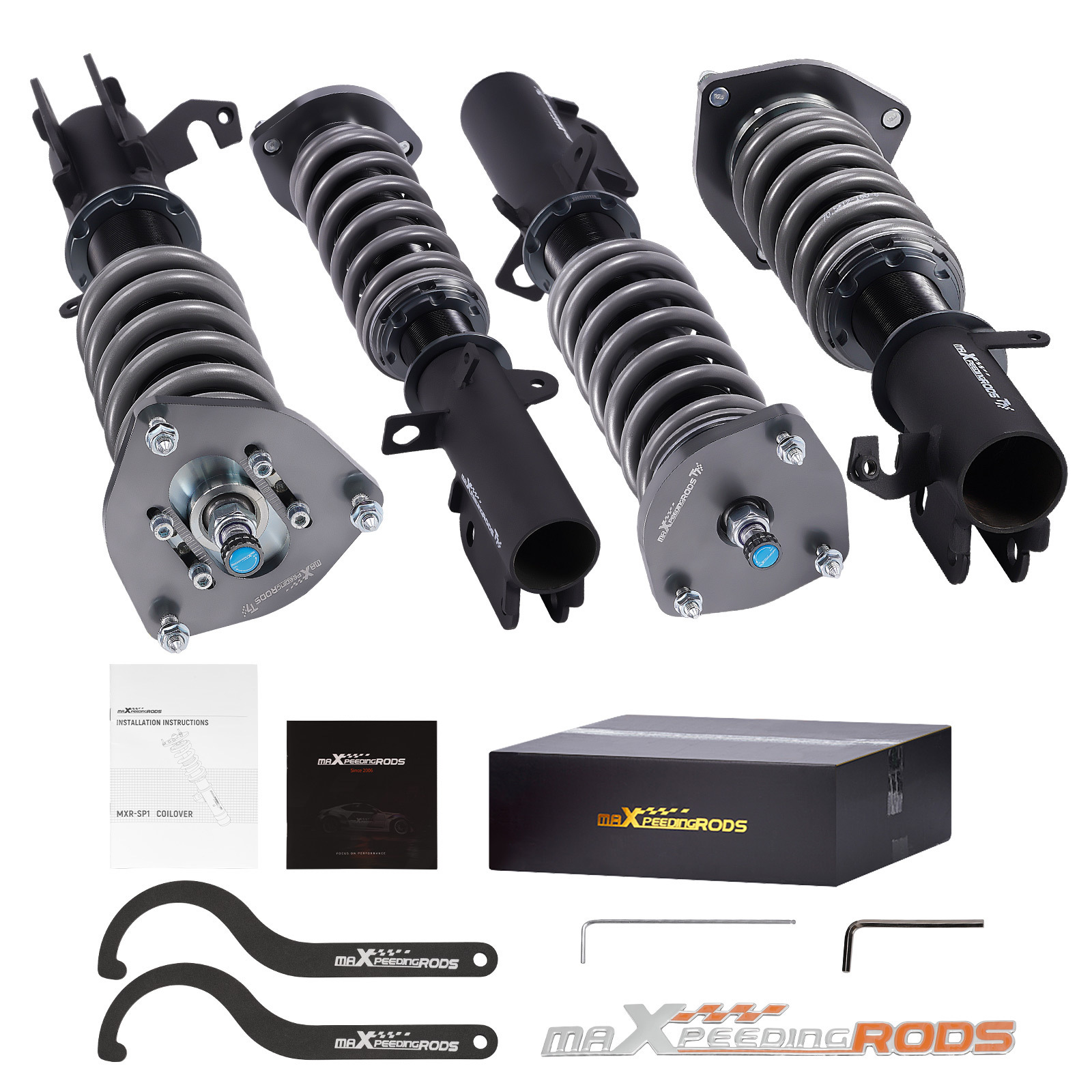 MaXpeedingrods Coilover Suspension For Toyota Corolla E90 E100 E110 AE92 AE101 AE111 1987-2002