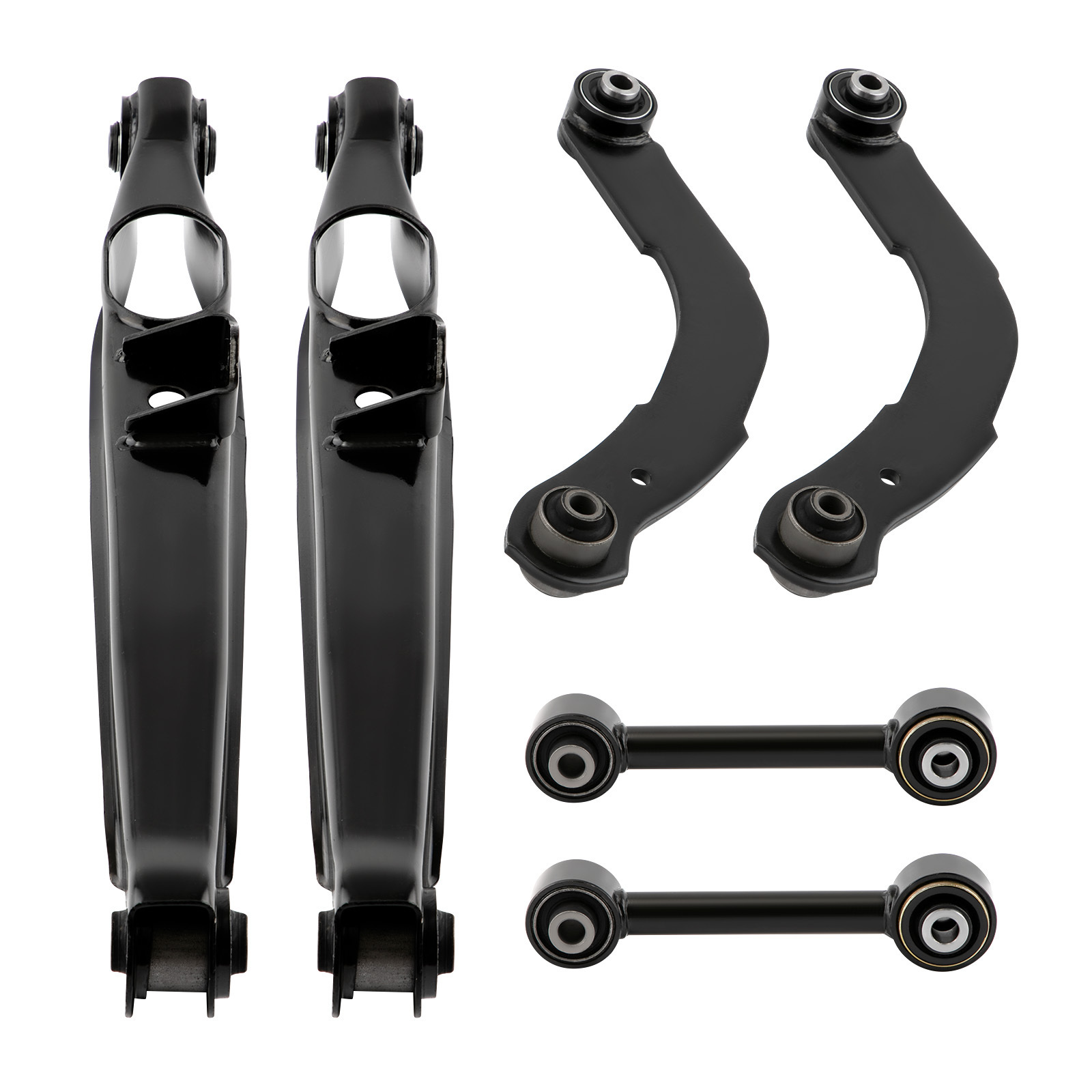 6pcs Rear Upper Lower Control Arms Lateral Toe Arms For Jeep Compass Patriot Dodge Caliber 07-17 K641226