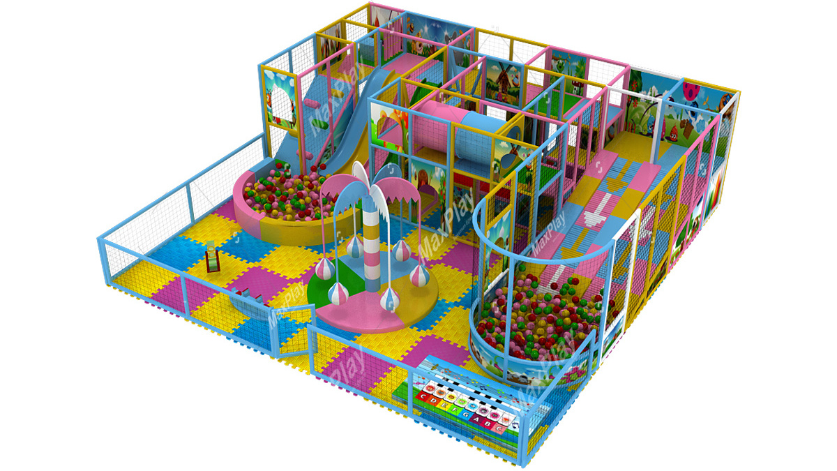 BEST SELLER  ! Customizable Mixed Colour Certified Indoor Softplay Playground Equipment Large Size Ball Pool