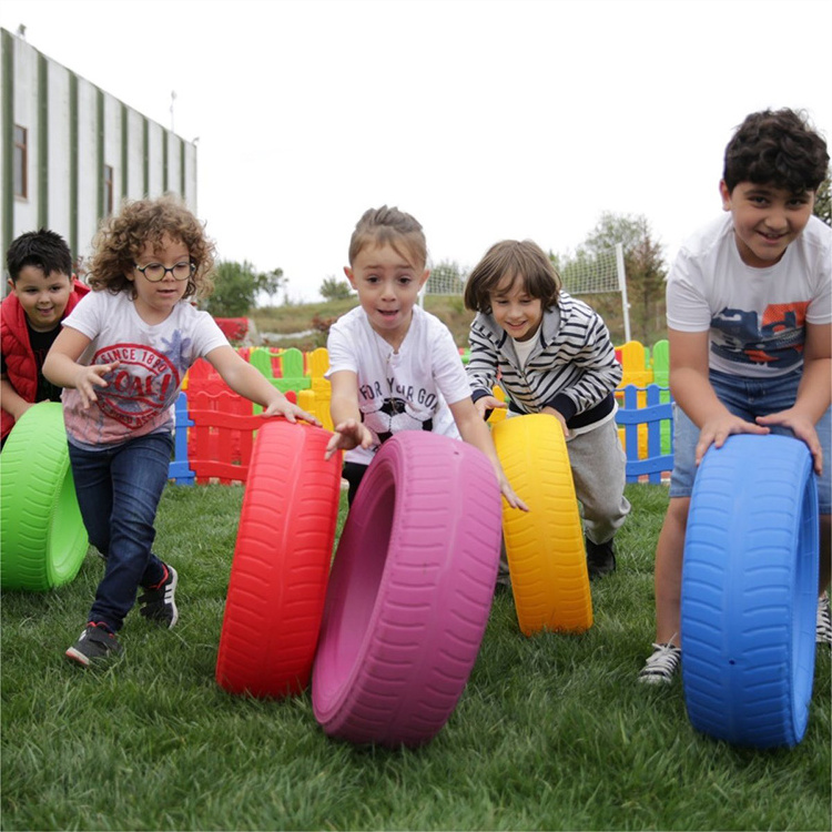 Mix Colour Educational Tires for Kids Educational Activity Made In Turkey Colourful Tires by Maxplay