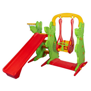 Green Color Slide And Swing Tested For Kids Certified Raw Material Made In Turkey Comfort Swing by Maxplay