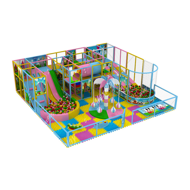 BEST SELLER  ! Customizable Mixed Colour Certified Indoor Softplay Playground Equipment Large Size Ball Pool