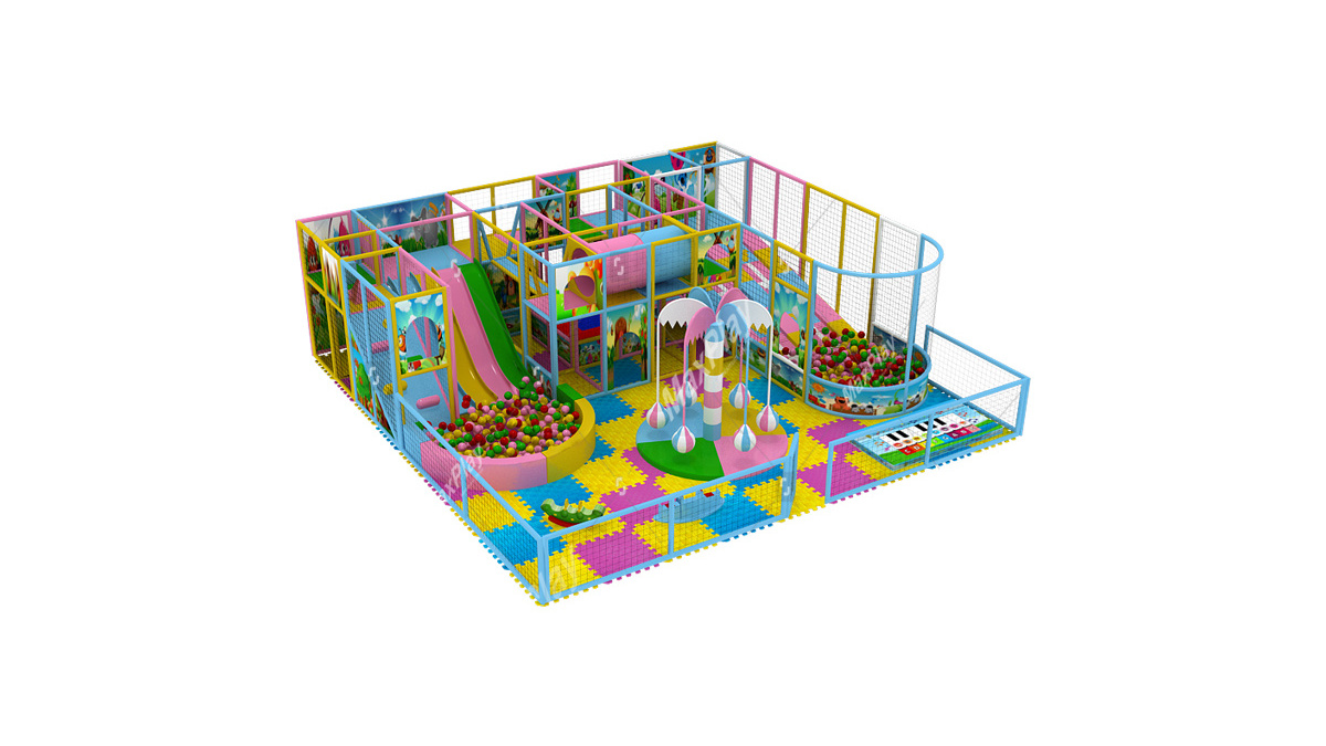 BEST SELLER  ! Customizable Mixed Colour Certified Indoor Softplay Playground Equipment Large Size Ball Pool