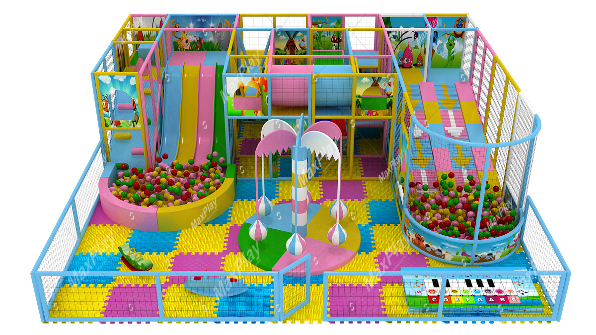 BEST SELLER  ! Customizable Mixed Colour Certified Indoor Softplay Playground Equipment Large Size Ball Pool