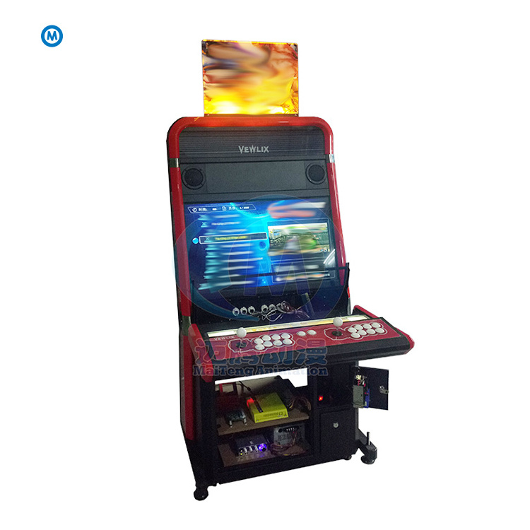 Bartop Fighting Video Game Machine Upright Arcade Fighting Game Machine 32