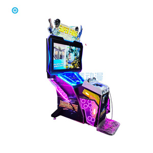 Machine Gun Virtual Reality Games Gold Amusement Coin Operated Arcade Game Machines