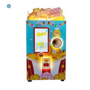 High Quality Popcorn Machine Commercial Coin Operated Mini Automatic Popcorn Vending Machine