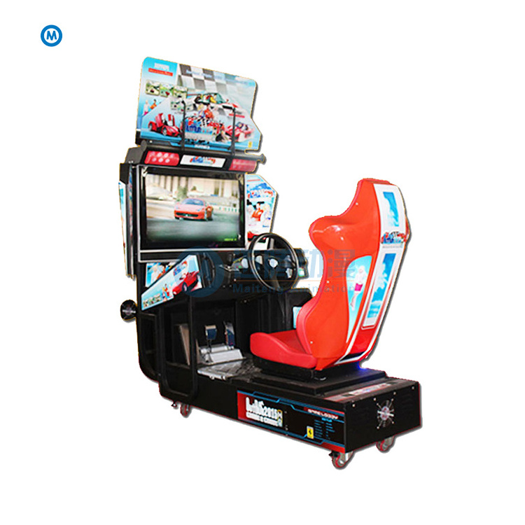 32Inch Screen Outrun Arcade Games Machine 3D Racing Car Auto Game Machine