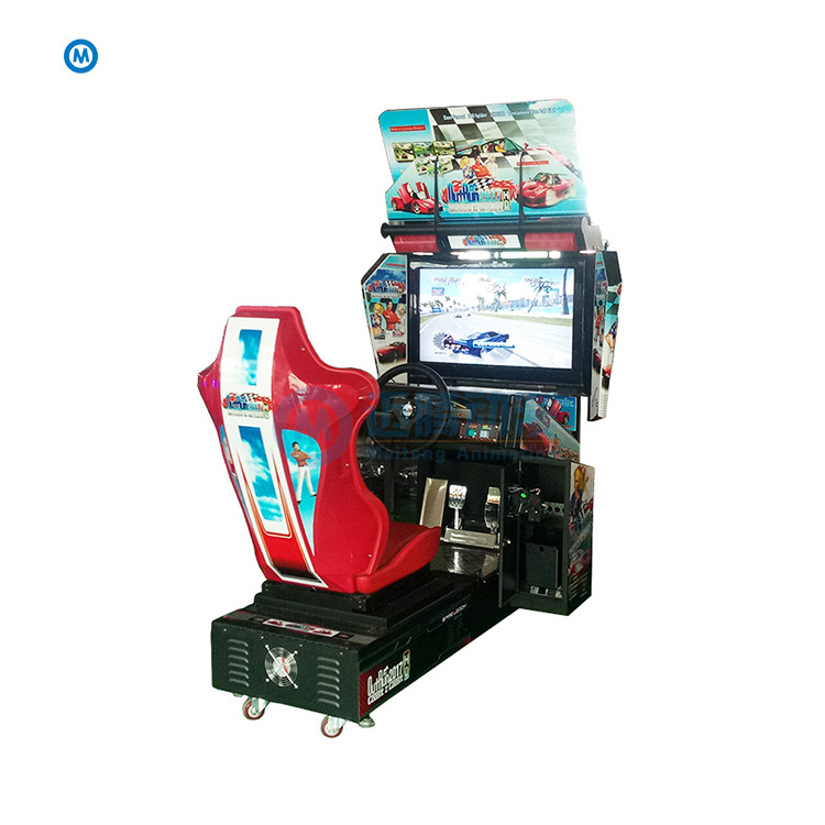 32Inch Screen Outrun Arcade Games Machine 3D Racing Car Auto Game Machine