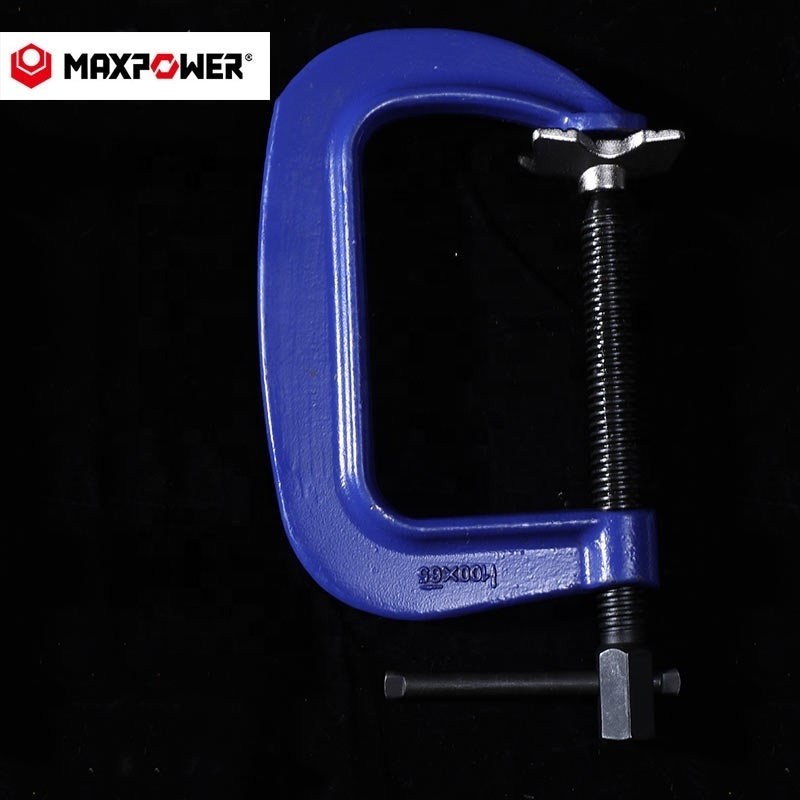 MAXPOWER Welding Tool Interchangleable Swivel Pad G clamp 1.5-8