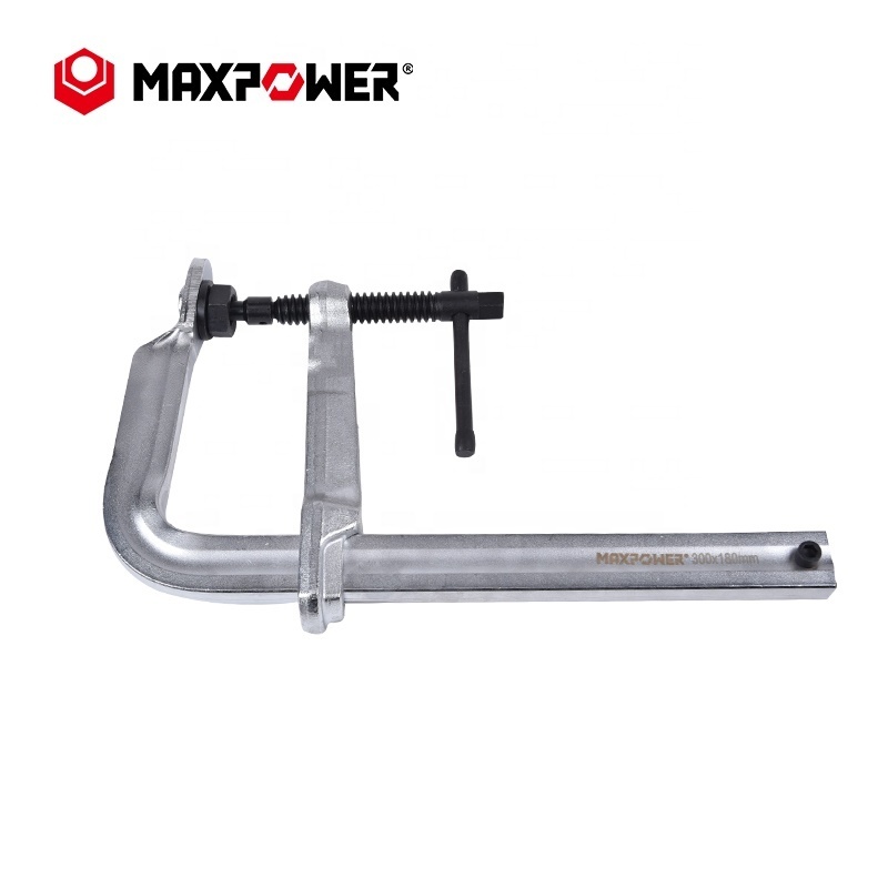 Maxpower Welding Clamps 300mm x 180mm F Clamp Industrial Quality Forged Steel Heavy Duty Clamp