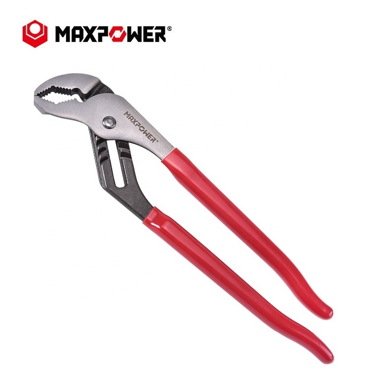 Maxpower Pipe Repair Tool CRV Steel Anti-slip Adjustable Straight Jaw Water Pump Pliers