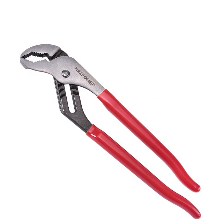 Maxpower High Carbon Steel Straight Jaw Groove Joint Plier with Comfort Grips