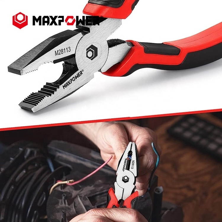 MAXPOWER Herramientas Diagonal Cutting Pliers Groove Joint Pliers 4 Piece Pliers Set Repair Tool