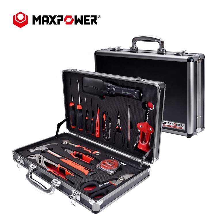 Maxpower Household Repair set maintenance repair hardware tool with Solid Toolbox