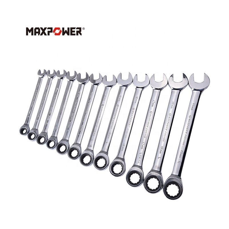 Maxpower CRV high quality wrench sets ratchet combination ratchet wrench