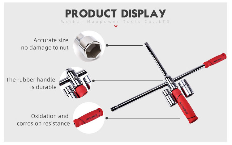 Maxpower Universal Lug Wrench 4 way Tire Rapid Cross spanner wheel wrench