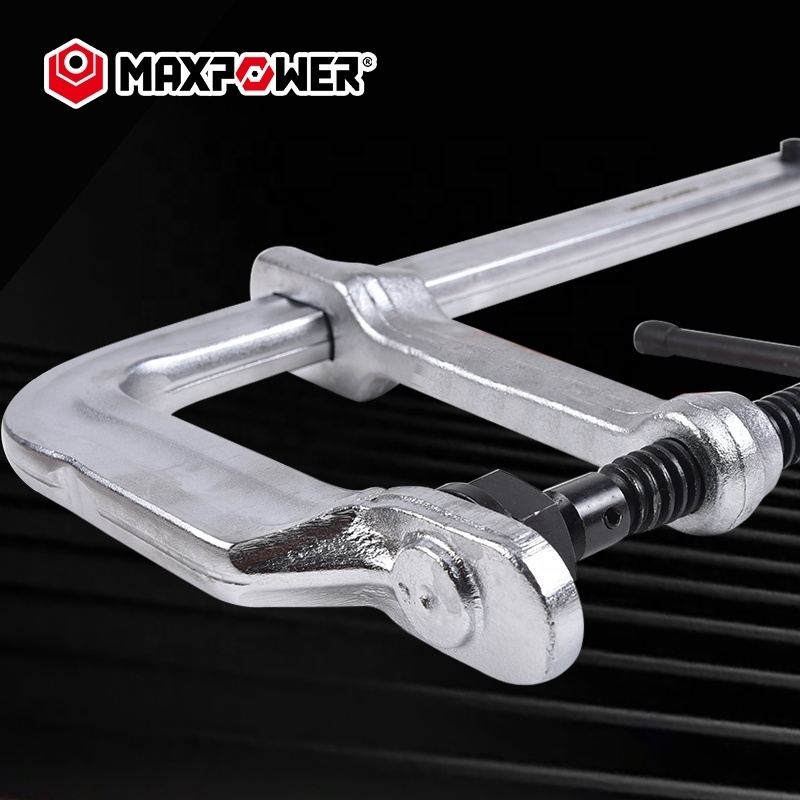 Maxpower Welding Clamps 300mm x 180mm F Clamp Industrial Quality Forged Steel Heavy Duty Clamp