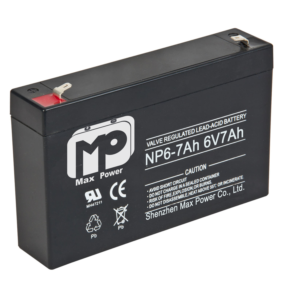 Sealed Lead Acid battery 6v 7ah rechargeable battery UPS battery for Security System