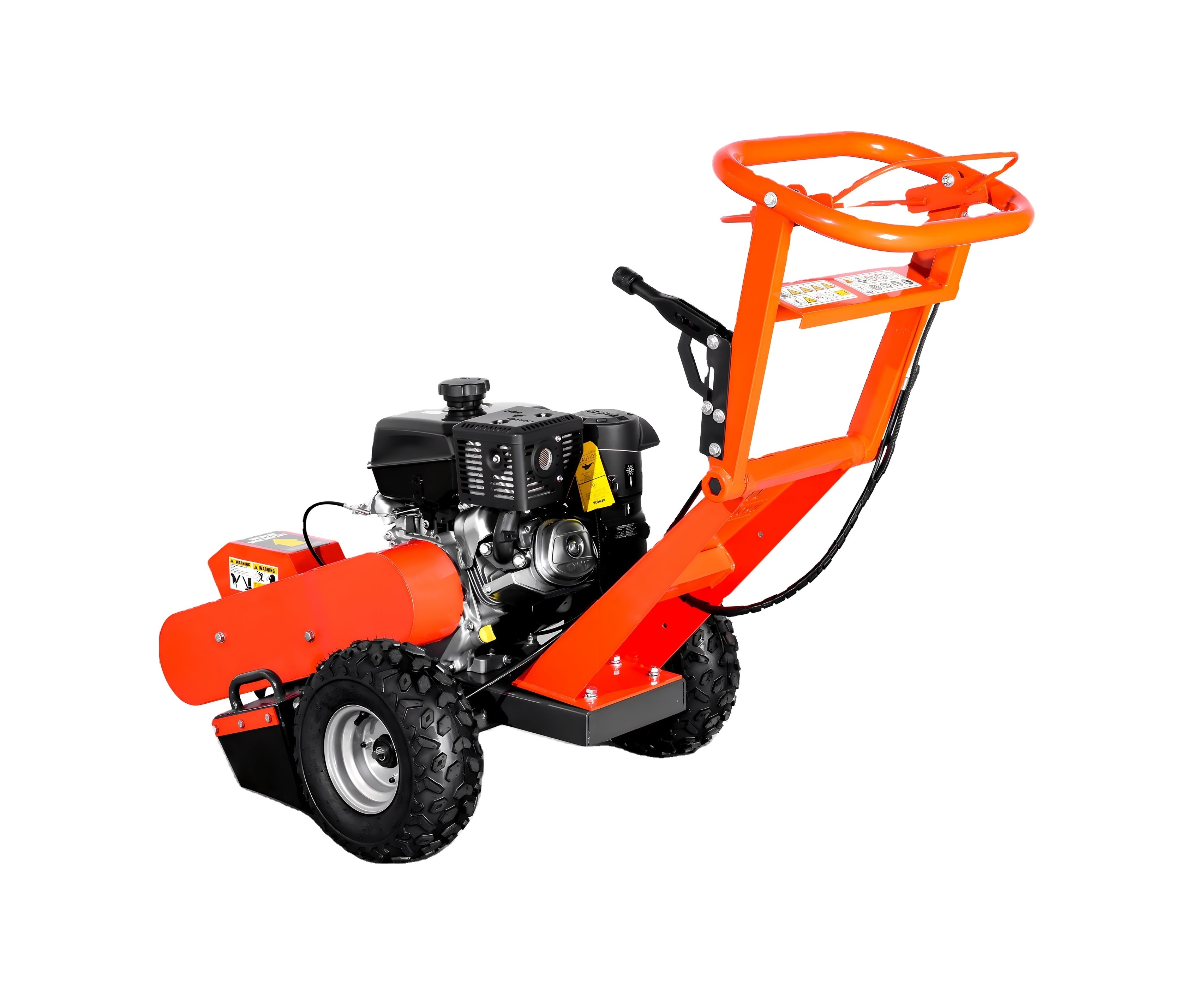 K-maxpower Professional 15hp Gasoline Powered Forestry Machinery High Quality Mini Broyeur De Souche Wood Stump Grinder Machine