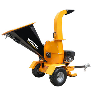 15HP Gasoline Wood Chipper CE License Multifunctional Wood Shredder Forestry Machinery Chaff Cutter