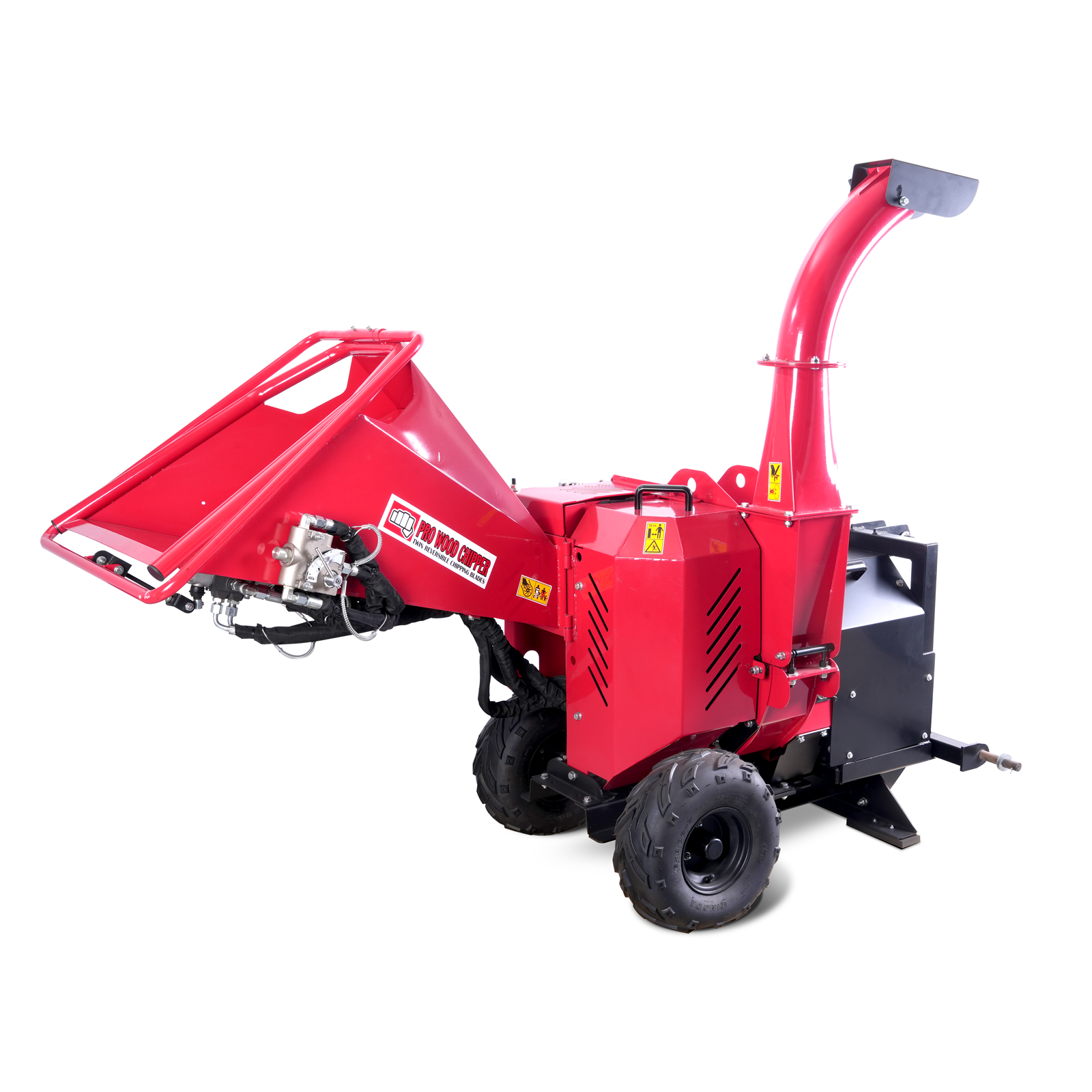 PTO Wood Chipper Powered By Your Tractor's Engine 5inch Chipping Capacity Mulcher Shredder Machine Branch logger Tree Shredder