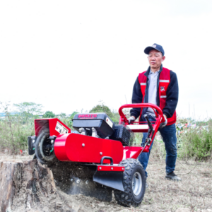 High quality 15hp gasoline forestry machinery professional mini Stump Remover wood Stump Grinder Machine tree stump grinder