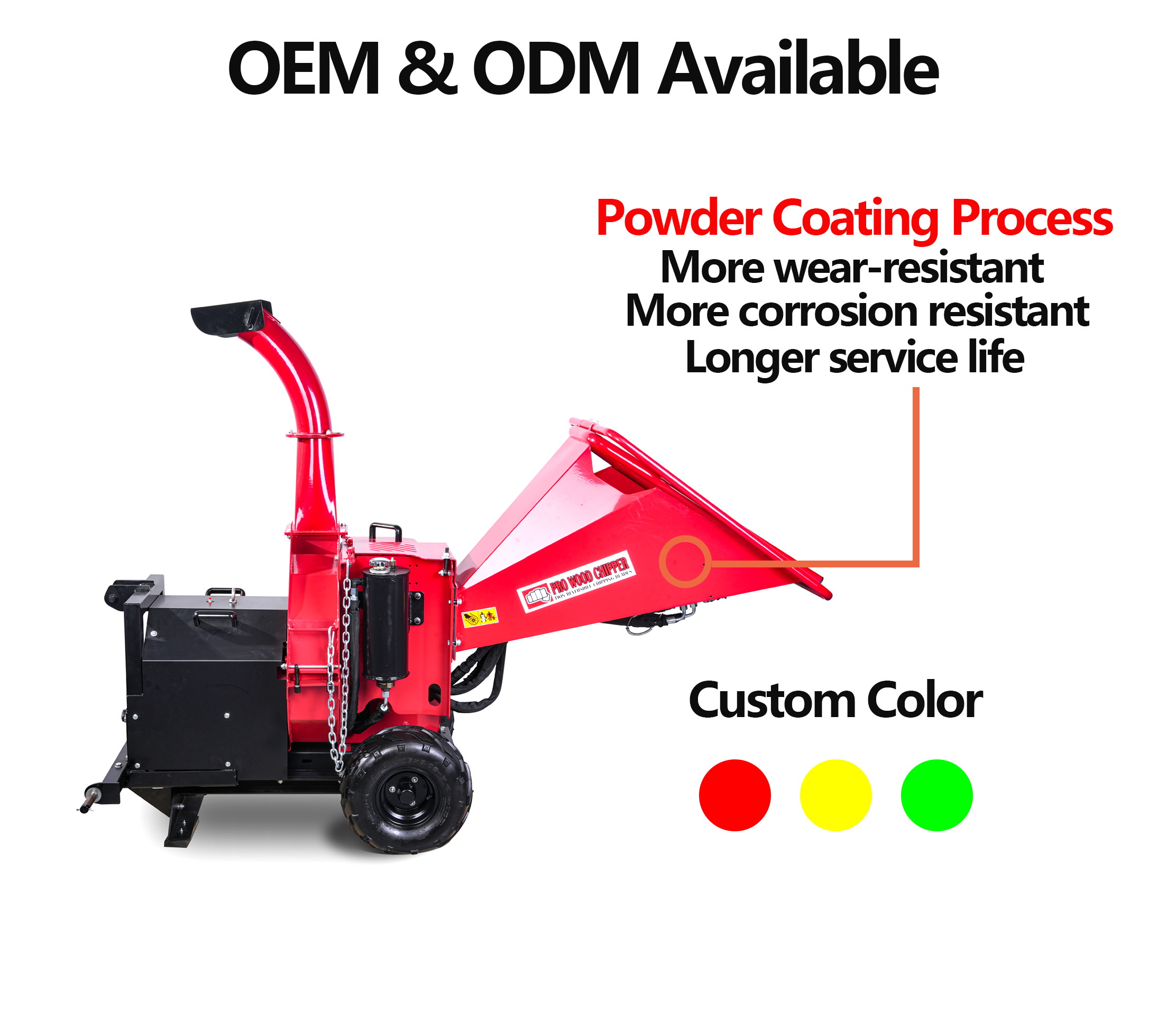 K-maxpower High Quality Pto Tree Shredder Auto Feeding  Mulcher Chipper Hydraulic Connecting Tractors Commercial  Wood Chipperr