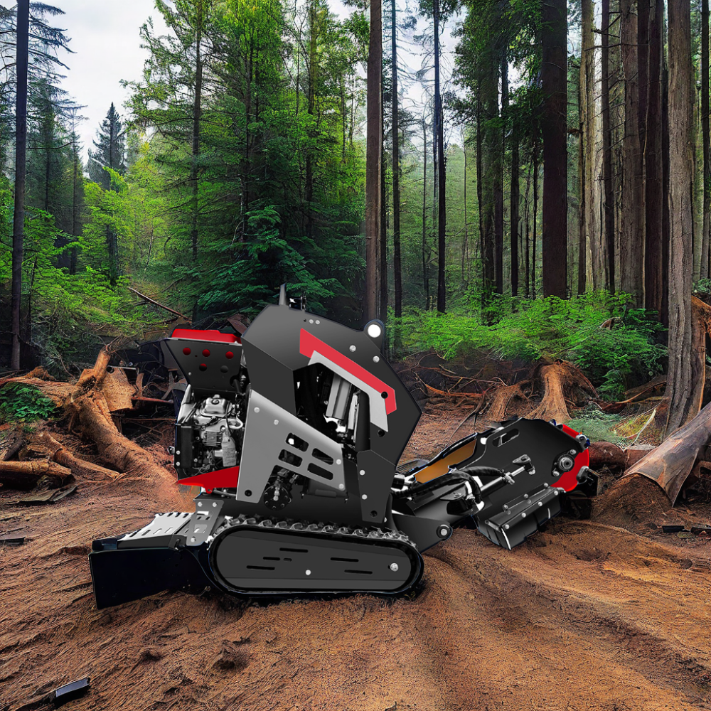 2023 High-Efficiency 20hp Power Tracked Stump Grinder High Efficiency New Crawler Type Wood Tree Root Removing Machine