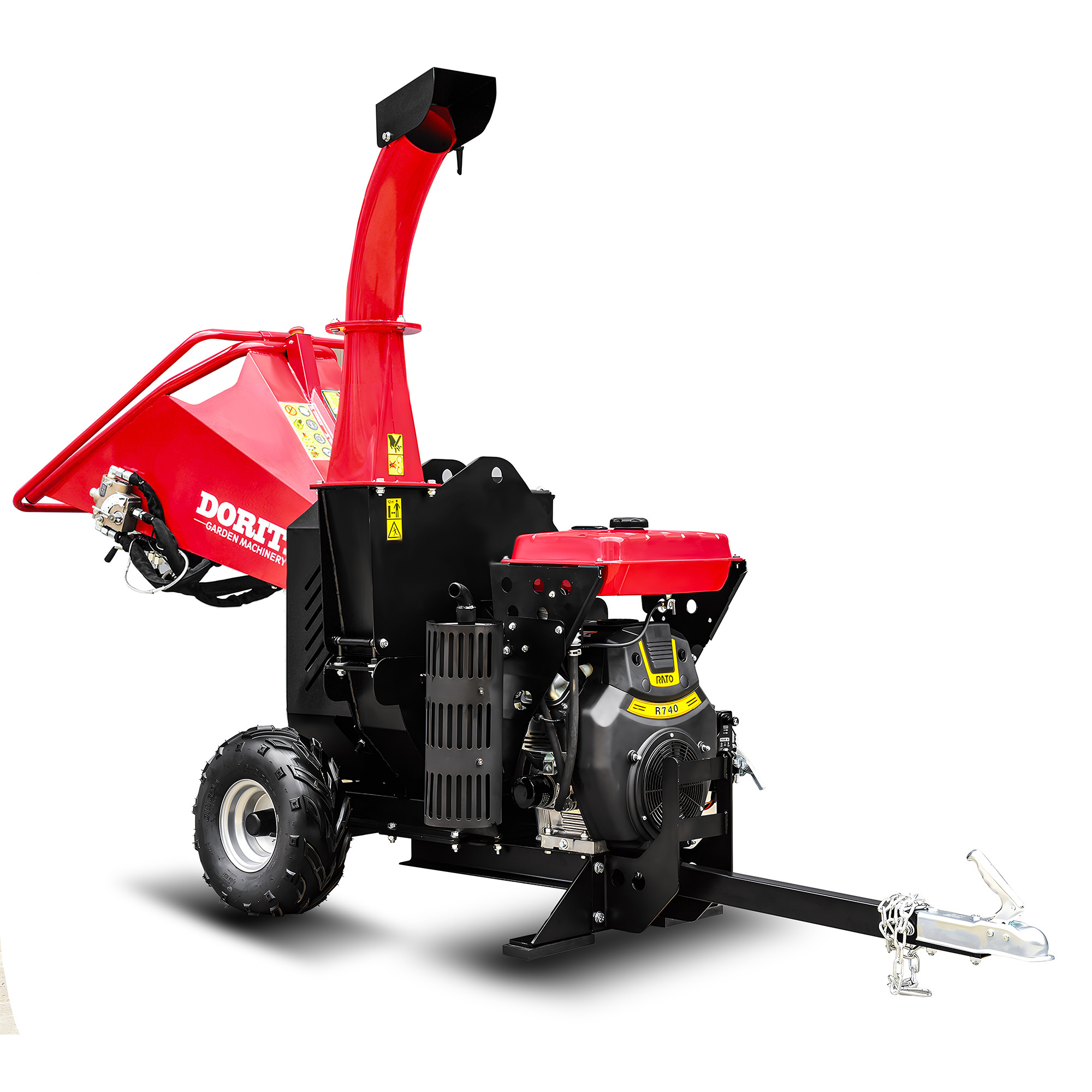 K-maxpower High Quality Wholesale Customized 27HP AutoFeed Hydraulic Electric Start Wood Chipper Shredder