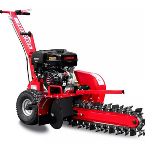 K-maxpower 15HP Max Depth 600mm EPA Gasoline Powered Portable Walk Behind Mini Chain Trencher