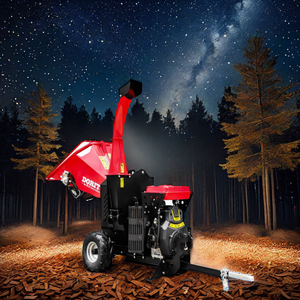 High Quality Professional  Autofeed Hydraulic System Commercial Wood Chipper 27HP 740CC Gasoline Engine Wood Chipper Shredder