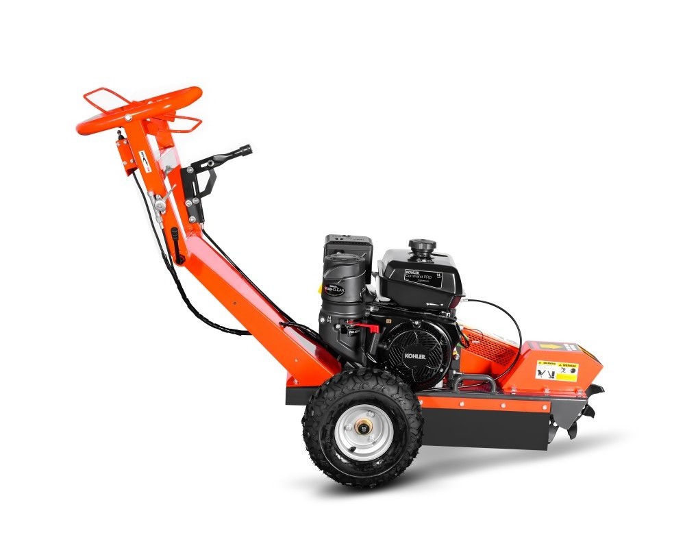 K-maxpower CE High efficient 15hp gasoline powered energy save Forestry machinery professional tree stump grinder