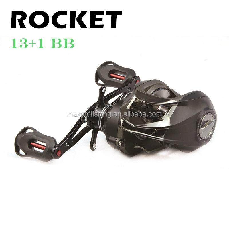 Saltwater Low Profile Fishing Baitcasting Reels