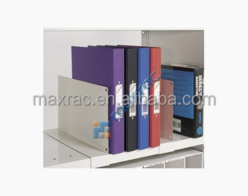 Maxrac metal book shelf for library or office use storage shelving RUT shelving