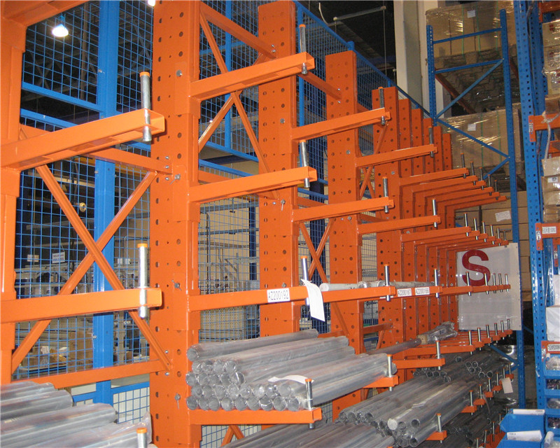 PVC Pipe Storage Steel Metal Sheet Cantilever Rack for timber storage racking cantilever arm rack